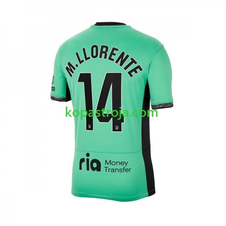 Billiga Fotbollströjor Atlético Madrid 2 Marcos Llorente 14 Tredje tröja 2023/24 Kortärmad